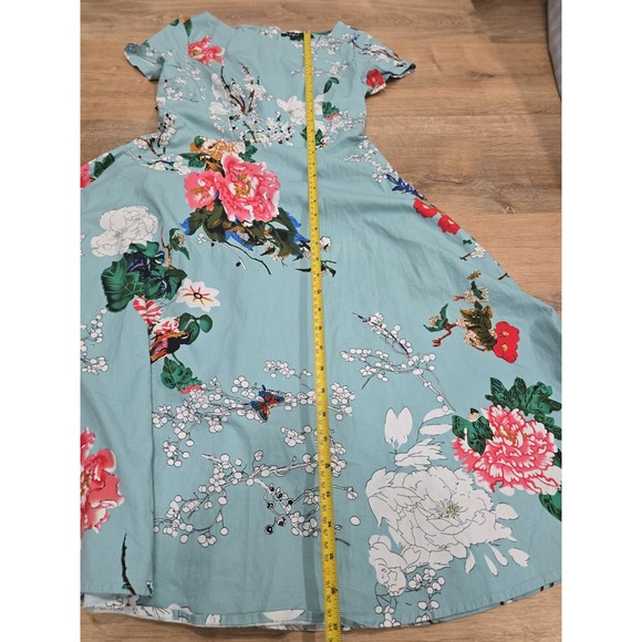 Women's LAMIU Dress (Size S) with Pockets. Fabric: 95%‎ Cotton, 5% Spandex. - Picture 11 of 13